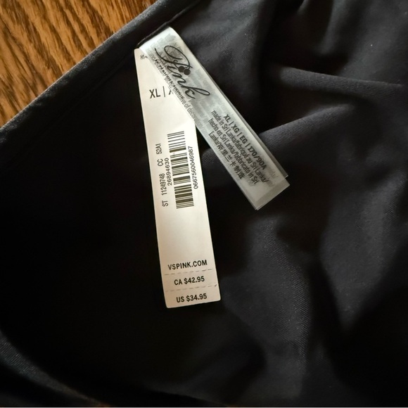 Victorias Secret Swim Bottom Bikini XL Size 16 Black Golden Hour Classic - Picture 6 of 6